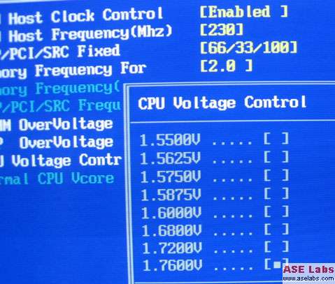 CPU Voltage